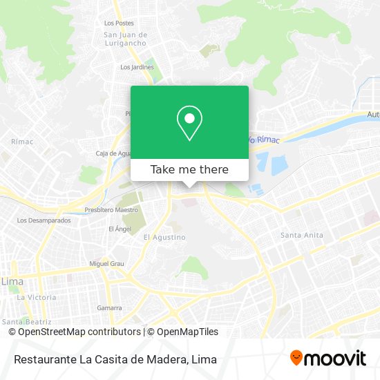 Restaurante La Casita de Madera map