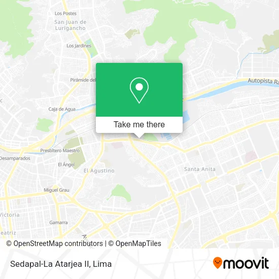 Mapa de Sedapal-La Atarjea II