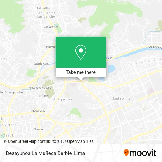 Mapa de Desayunos La Muñeca Barbie