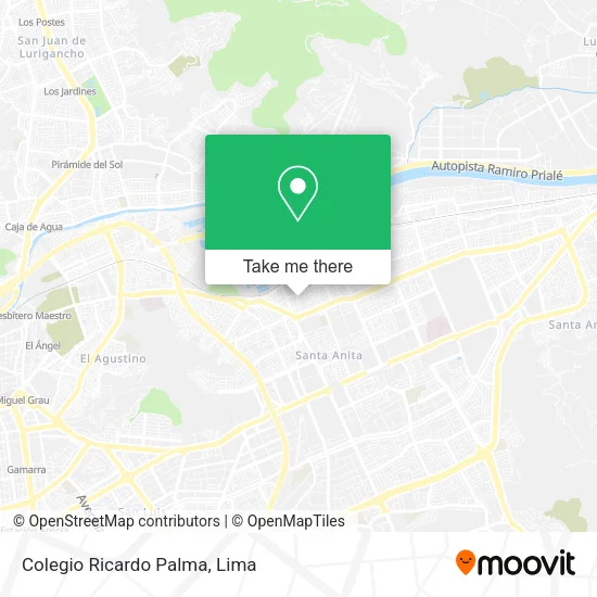 Colegio Ricardo Palma map