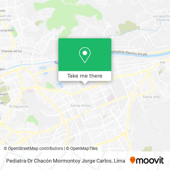 Pediatra-Dr Chacón Mormontoy Jorge Carlos map