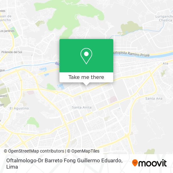 Oftalmologo-Dr Barreto Fong Guillermo Eduardo map