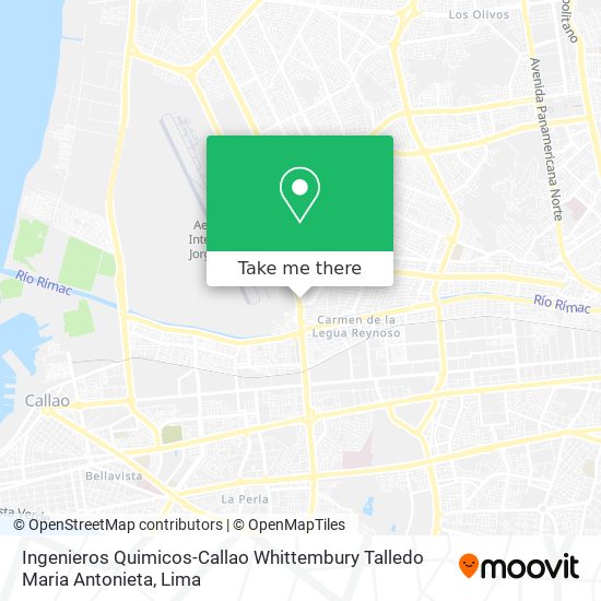 Ingenieros Quimicos-Callao Whittembury Talledo Maria Antonieta map