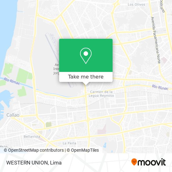 WESTERN UNION map