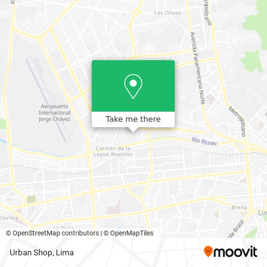 Urban Shop map