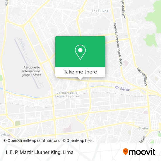 I. E. P. Martir Lluther King map