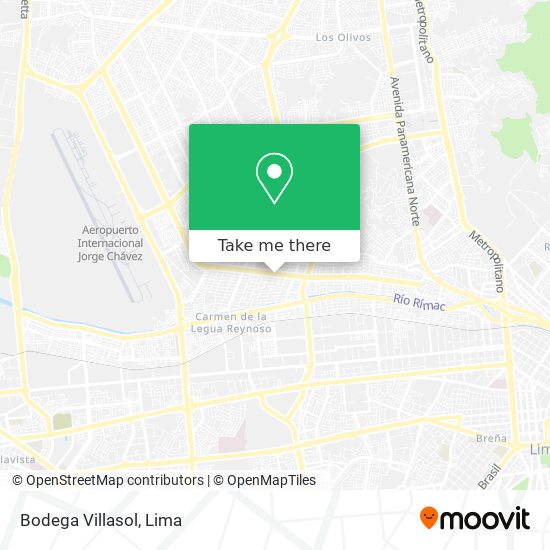 Bodega Villasol map