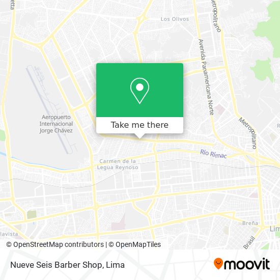 Nueve Seis Barber Shop map