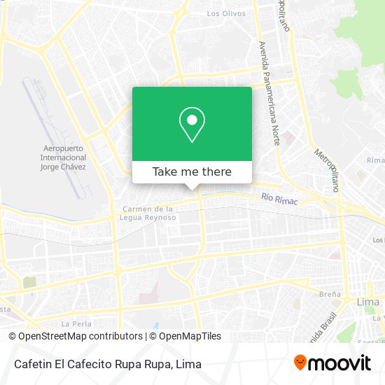 Mapa de Cafetin El Cafecito Rupa Rupa