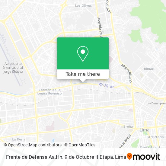 Frente de Defensa Aa.Hh. 9 de Octubre II Etapa map