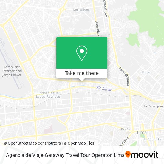 Mapa de Agencia de Viaje-Getaway Travel Tour Operator