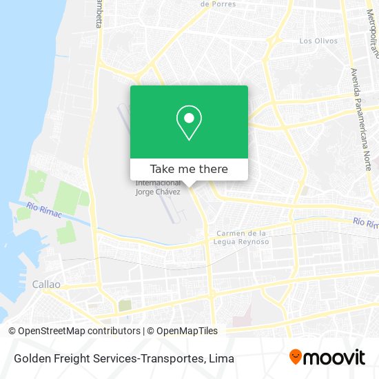 Mapa de Golden Freight Services-Transportes