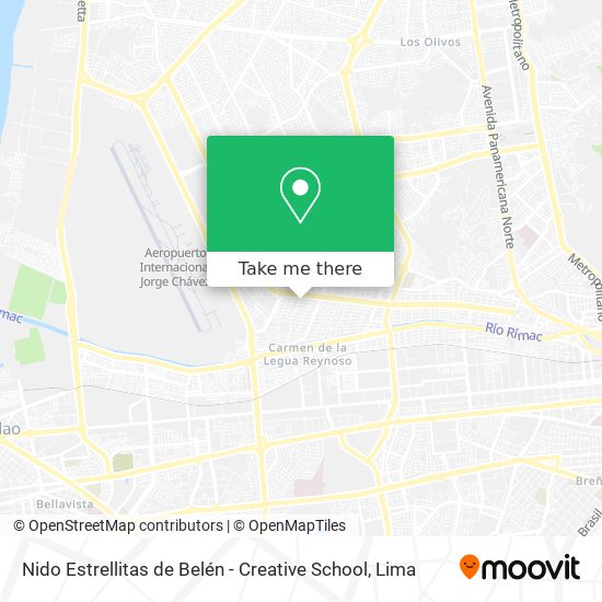 Mapa de Nido Estrellitas de Belén - Creative School