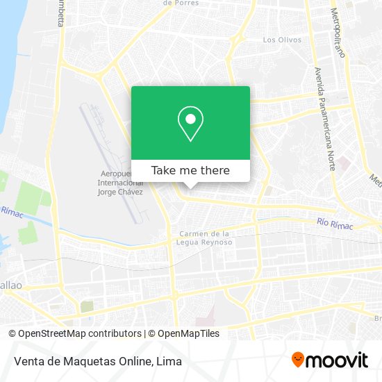 Mapa de Venta de Maquetas Online