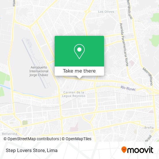 Mapa de Step Lovers Store