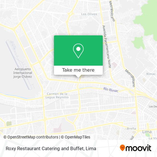 Roxy Restaurant Catering and Buffet map