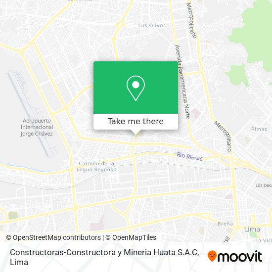 Constructoras-Constructora y Mineria Huata S.A.C map