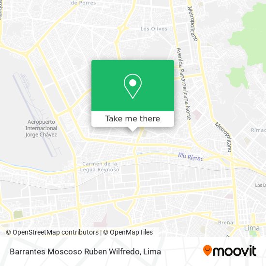 Barrantes Moscoso Ruben Wilfredo map