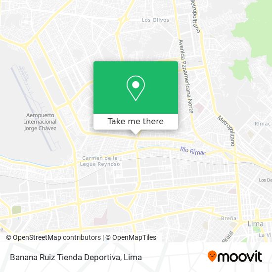 Mapa de Banana Ruiz Tienda Deportiva