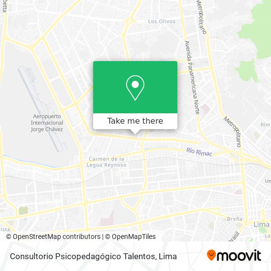 Consultorio Psicopedagógico Talentos map