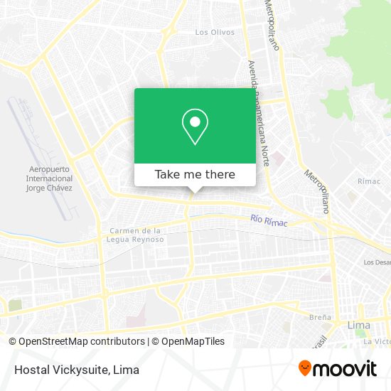 Mapa de Hostal Vickysuite