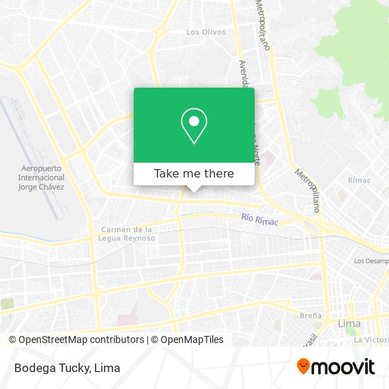 Bodega Tucky map