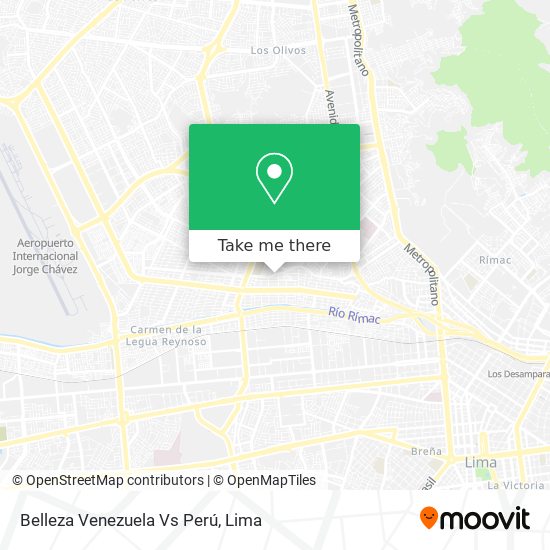 Belleza Venezuela Vs Perú map