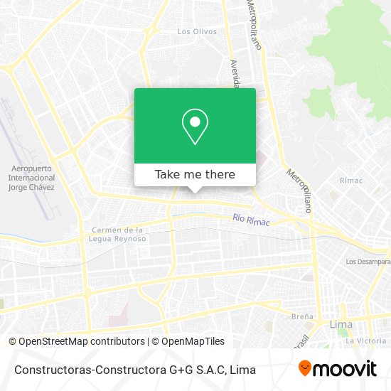 Mapa de Constructoras-Constructora G+G S.A.C