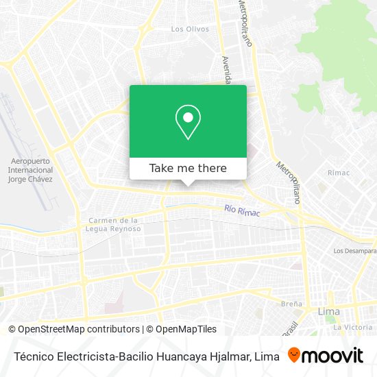 Técnico Electricista-Bacilio Huancaya Hjalmar map