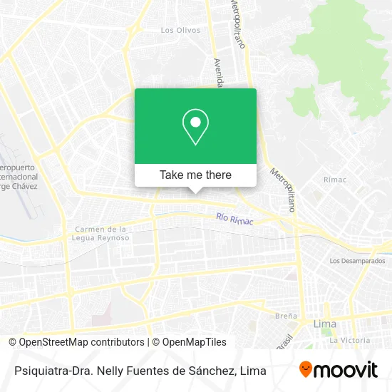 Psiquiatra-Dra. Nelly Fuentes de Sánchez map