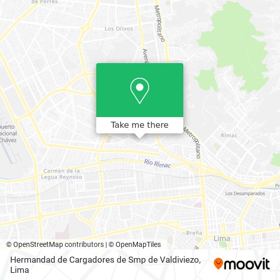 Hermandad de Cargadores de Smp de Valdiviezo map
