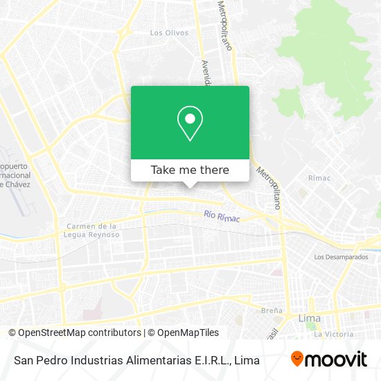 San Pedro Industrias Alimentarias E.I.R.L. map