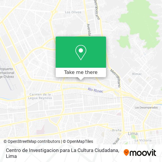 Centro de Investigacion para La Cultura Ciudadana map