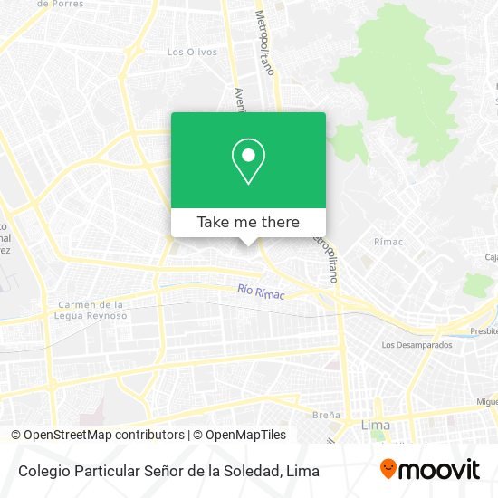 Colegio Particular Señor de la Soledad map