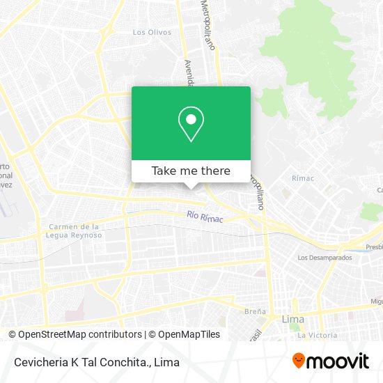 Mapa de Cevicheria K Tal Conchita.