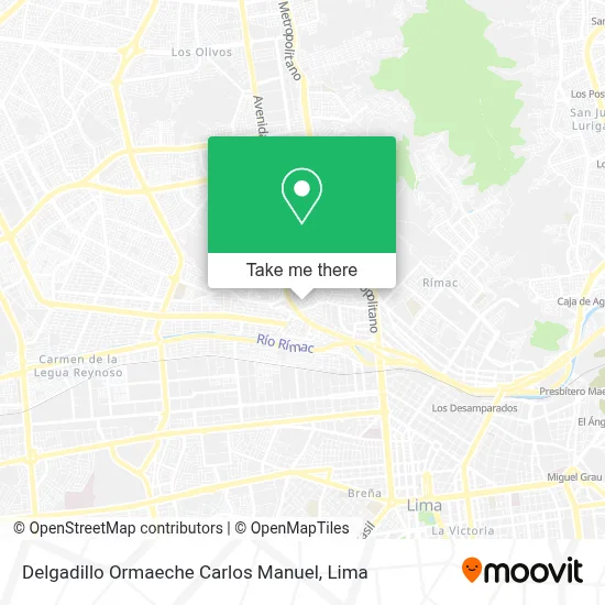 Delgadillo Ormaeche Carlos Manuel map