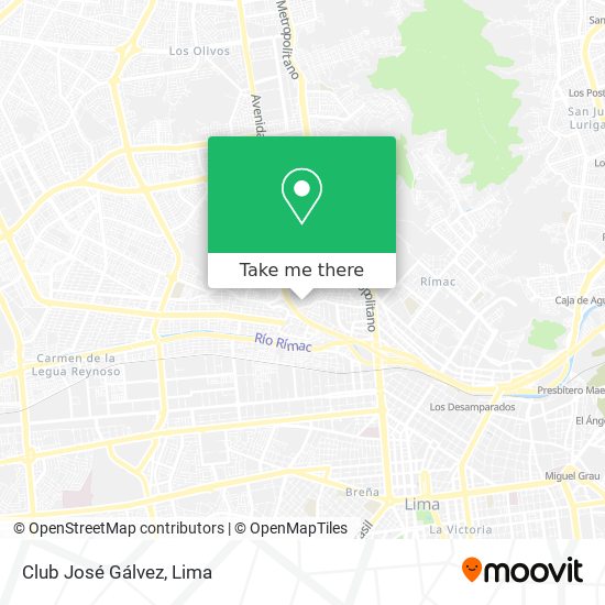 Club José Gálvez map