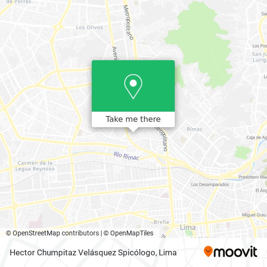 Mapa de Hector Chumpitaz Velásquez Spicólogo