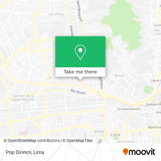 Mapa de Pnp Dirincri