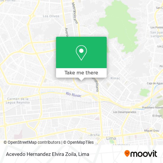 Acevedo Hernandez Elvira Zoila map