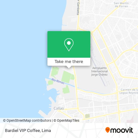 Bardiel VIP Coffee map