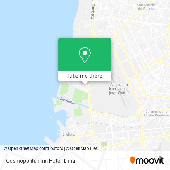 Cosmopolitan Inn Hotel map