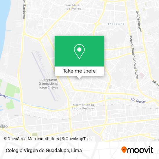 Colegio Virgen de Guadalupe map