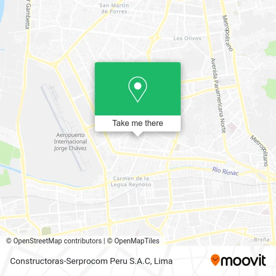 Constructoras-Serprocom Peru S.A.C map