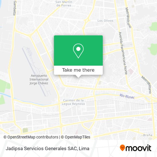 Jadipsa Servicios Generales SAC map