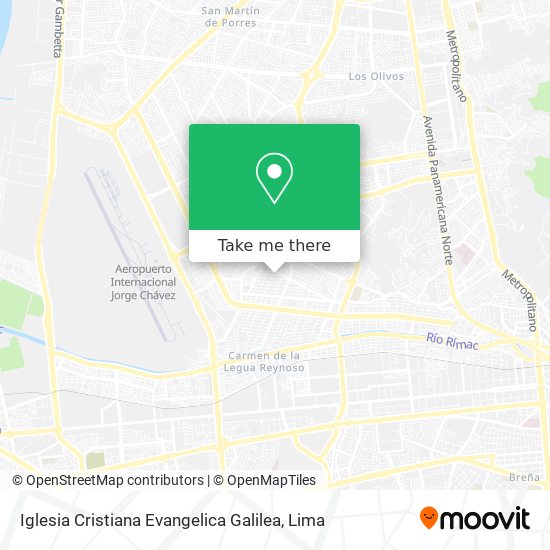 Iglesia Cristiana Evangelica Galilea map