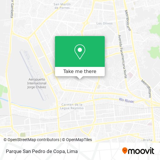 Parque San Pedro de Copa map