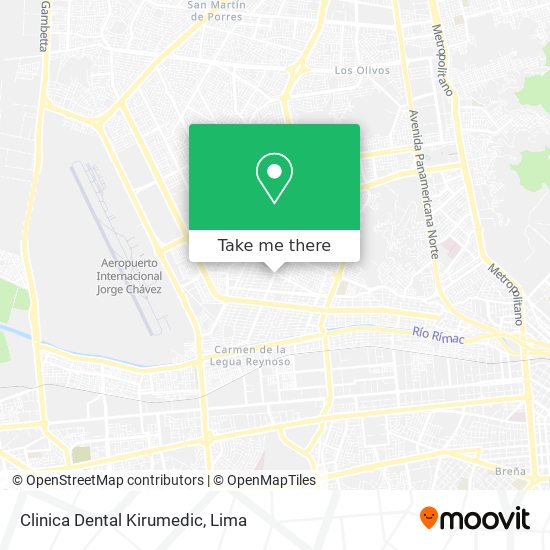 Clinica Dental Kirumedic map