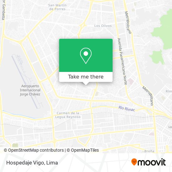 Mapa de Hospedaje Vigo