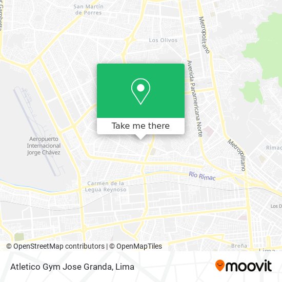 Atletico Gym Jose Granda map